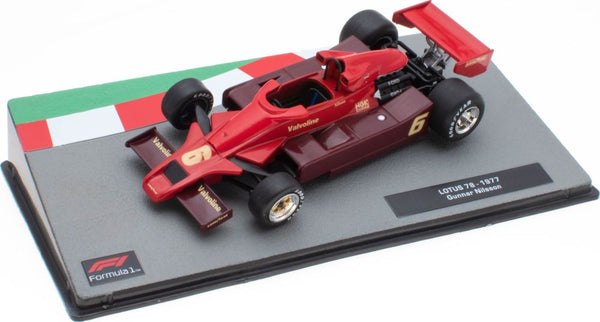 Lotus 78 #6 F1 1977 Gunnar Nilsson 1:43 Scale Diecast Model