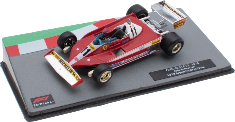 Ferrari 312 T3 F1 Argentine GP 1979 Jody Schectker 1:43 Scale Diecast Model