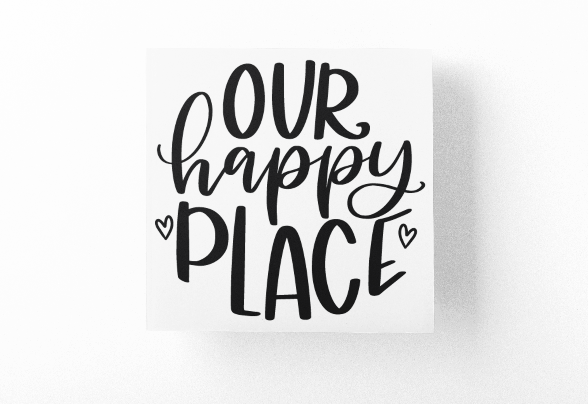Our Happy Place Family Sticker