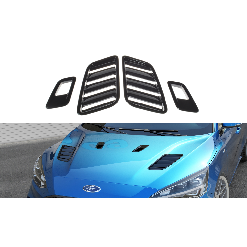Maxton Design - SET OF Bonnet Vents Ford Focus ST-Line / ST Mk4