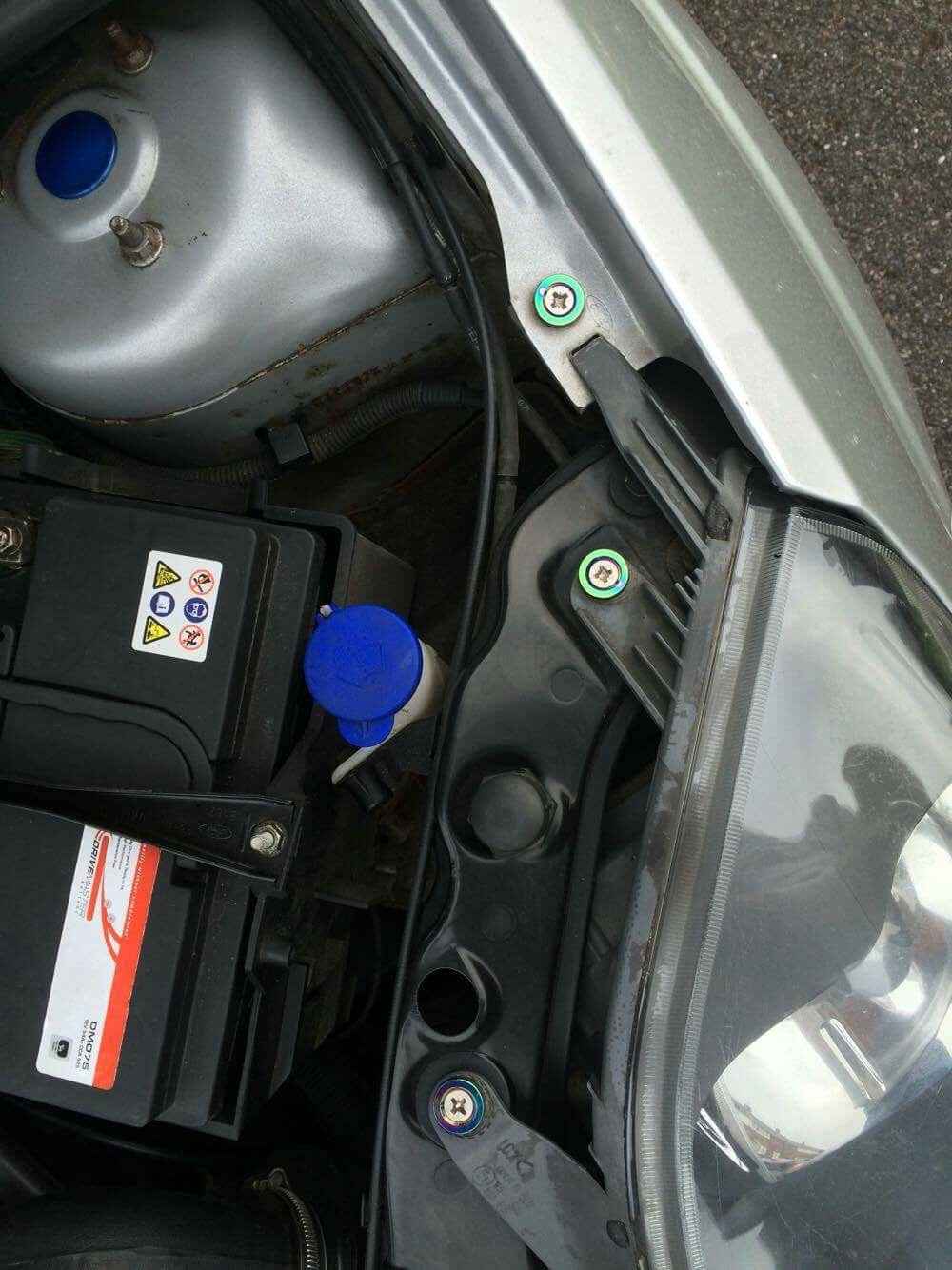 Mk6 Ford Fiesta - Engine Bay Dress-Up Kit – Anodised Washers | CEUK