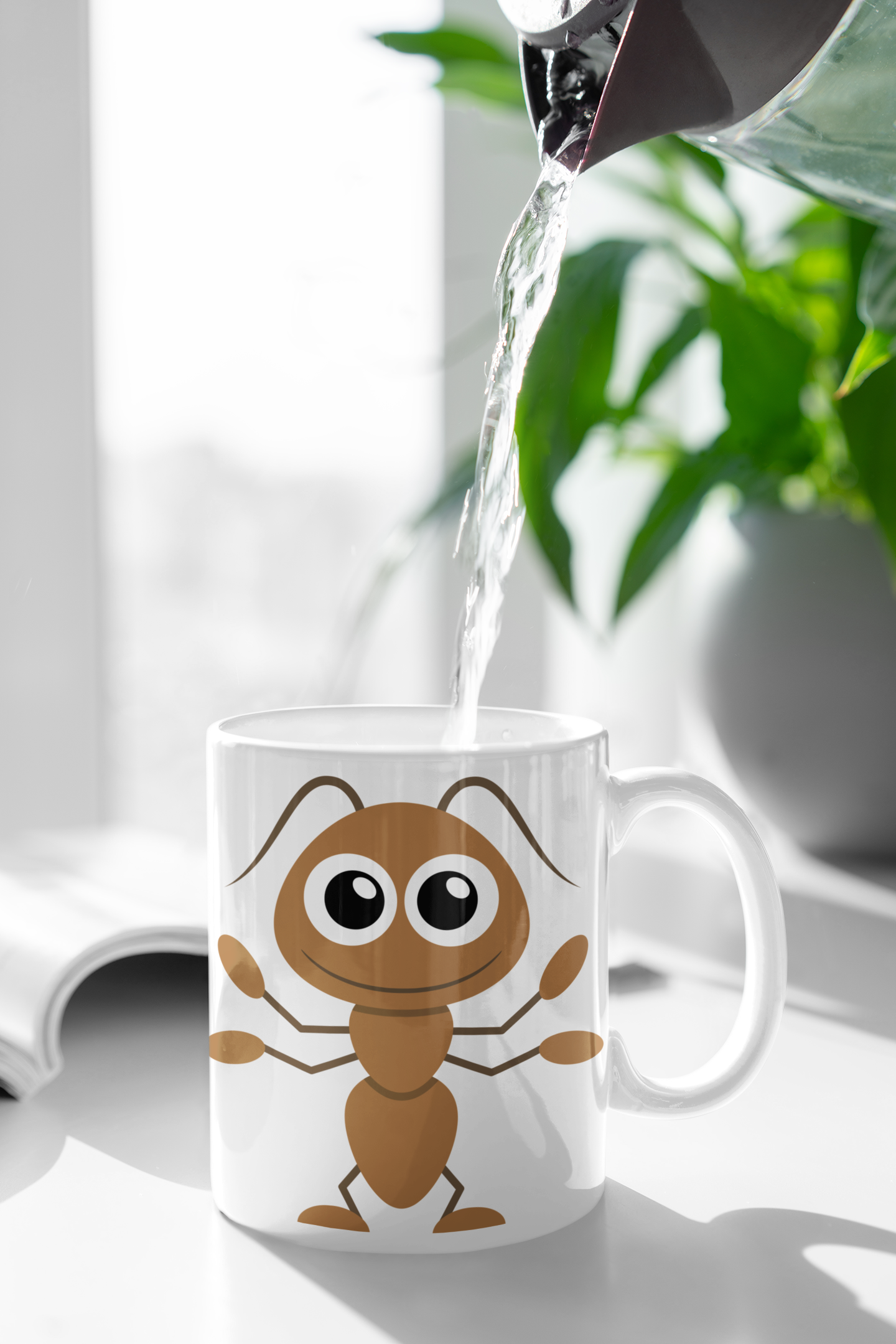 Adorable Bee Insect Personalised Your Name Gift Mug