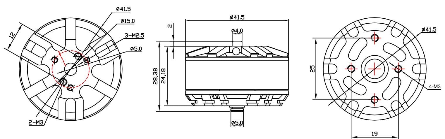 MT 3510 600Kv Multicopter Motor