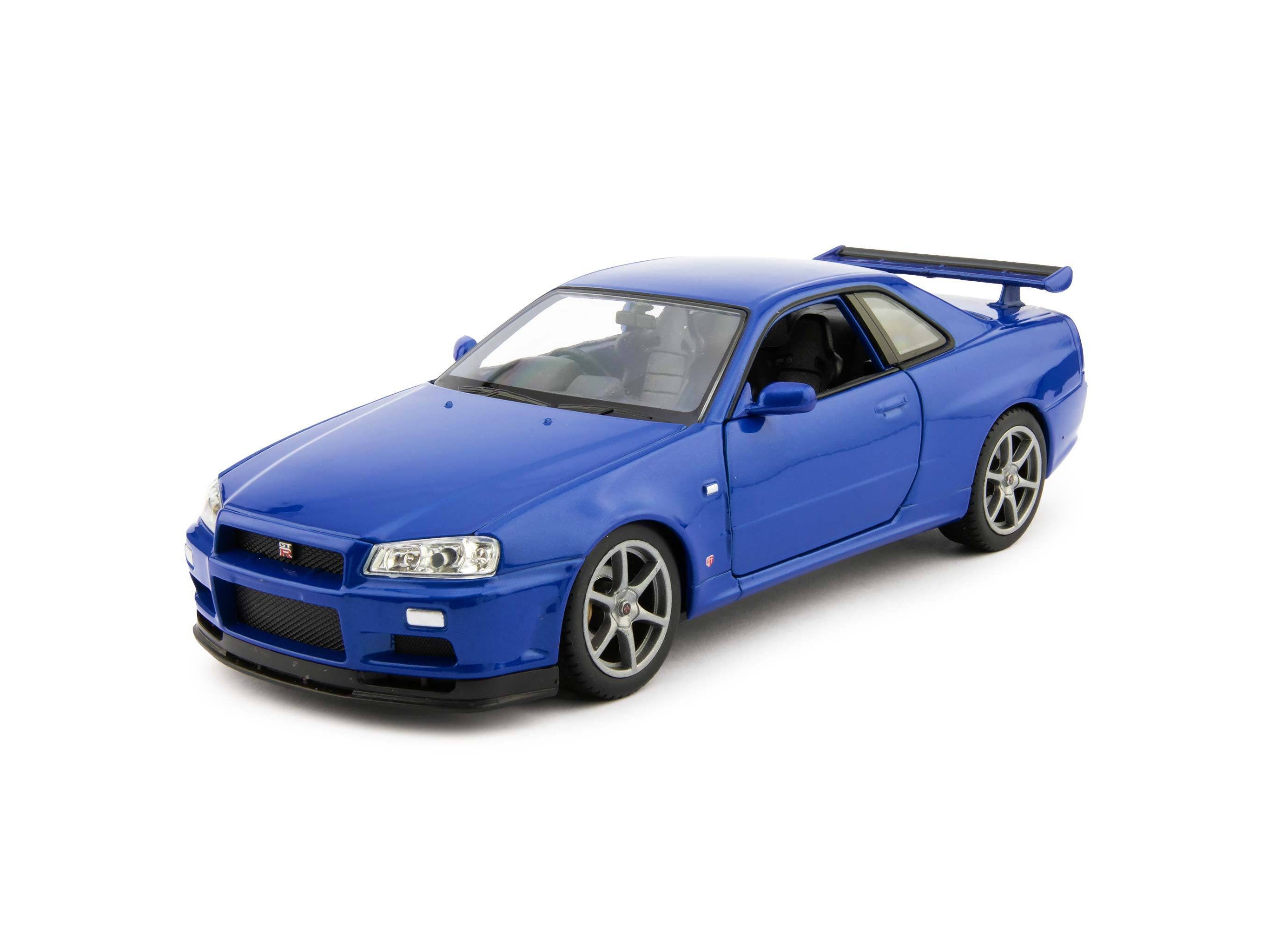 Nissan Skyline GT-R (R34) blue - 1:24 Scale
