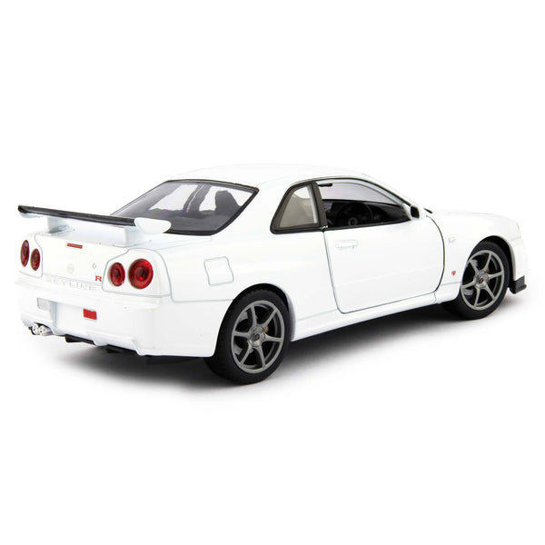 Nissan Skyline GT-R (R34) white - 1:24 Scale