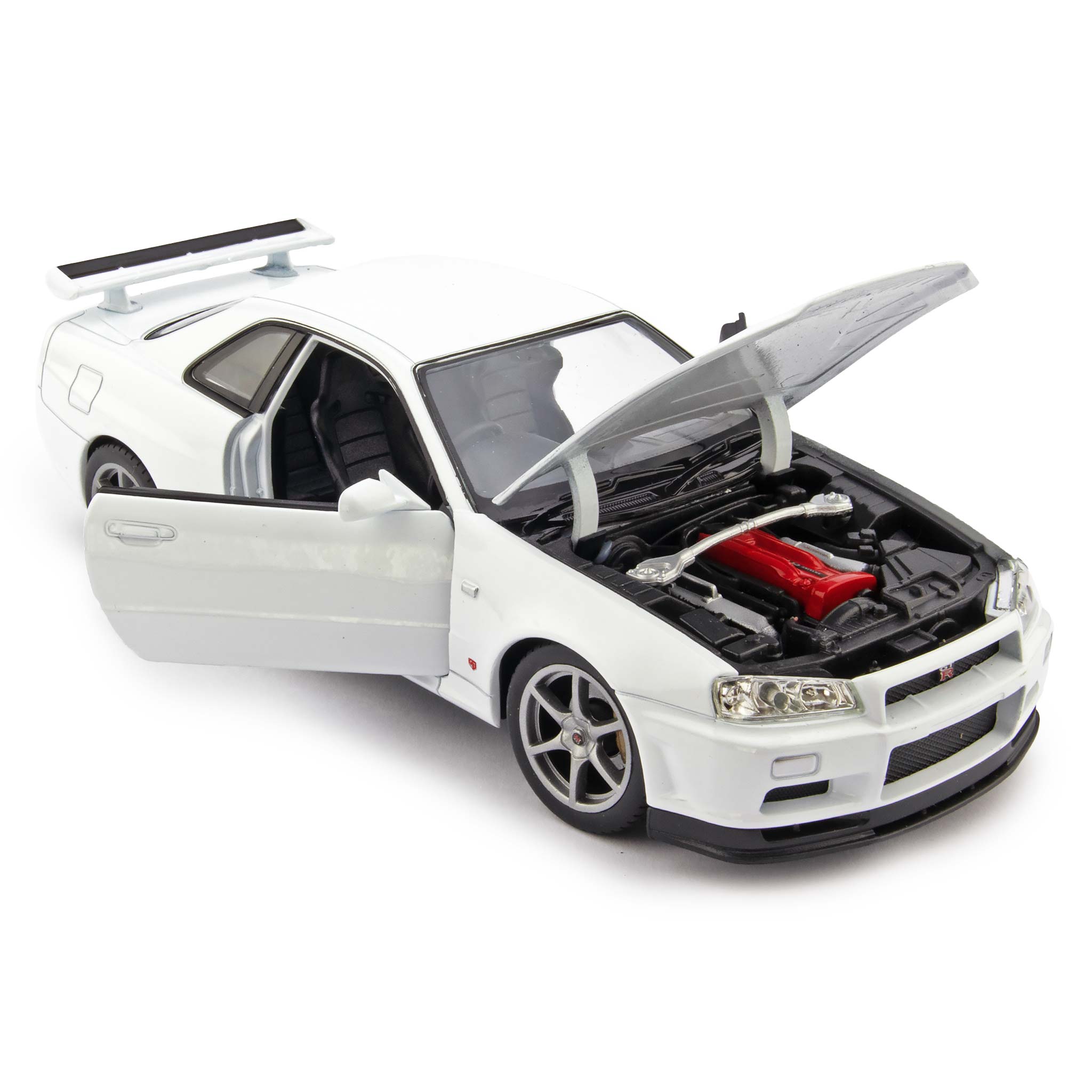 Nissan Skyline GT-R (R34) white - 1:24 Scale