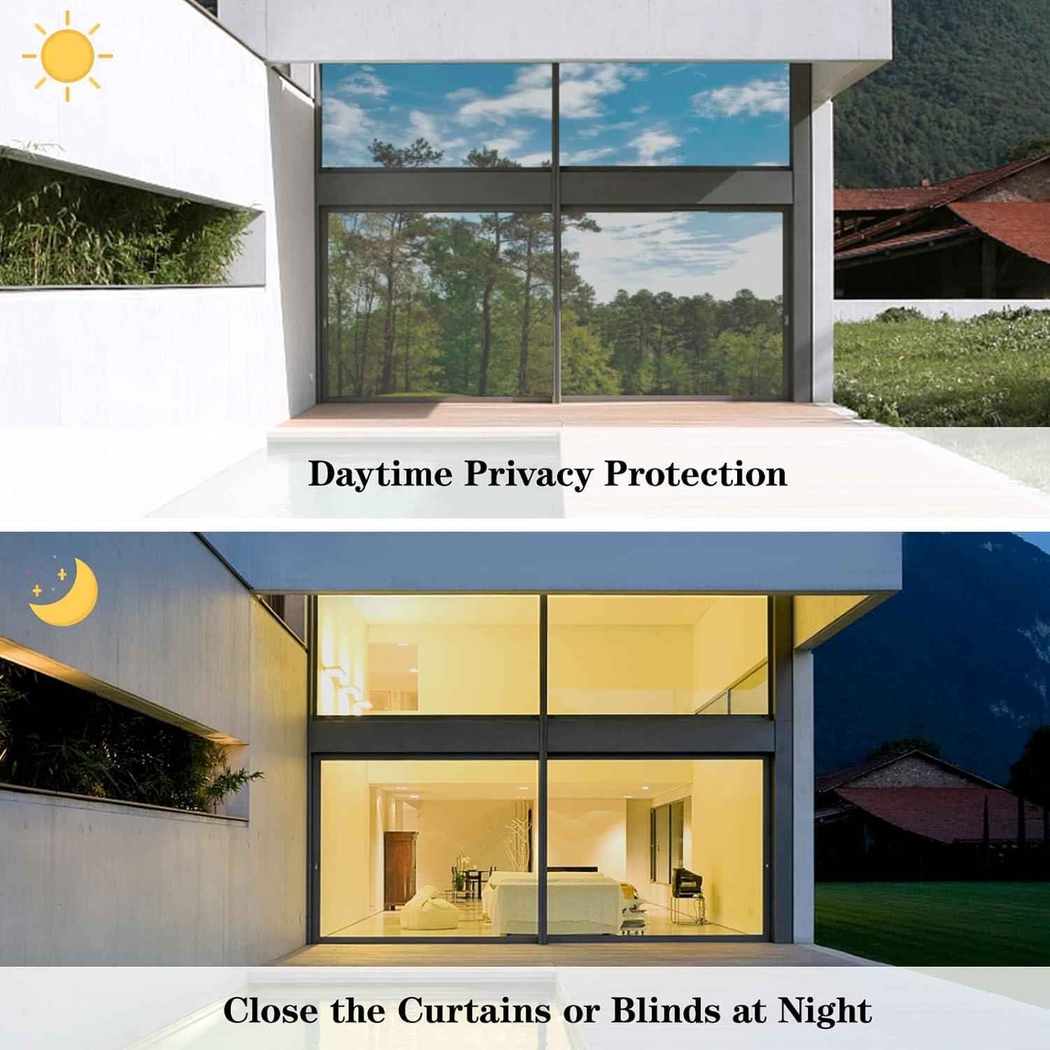 Window Film Sun Blocking One Way Mirror Film Anti Glare Reflective
