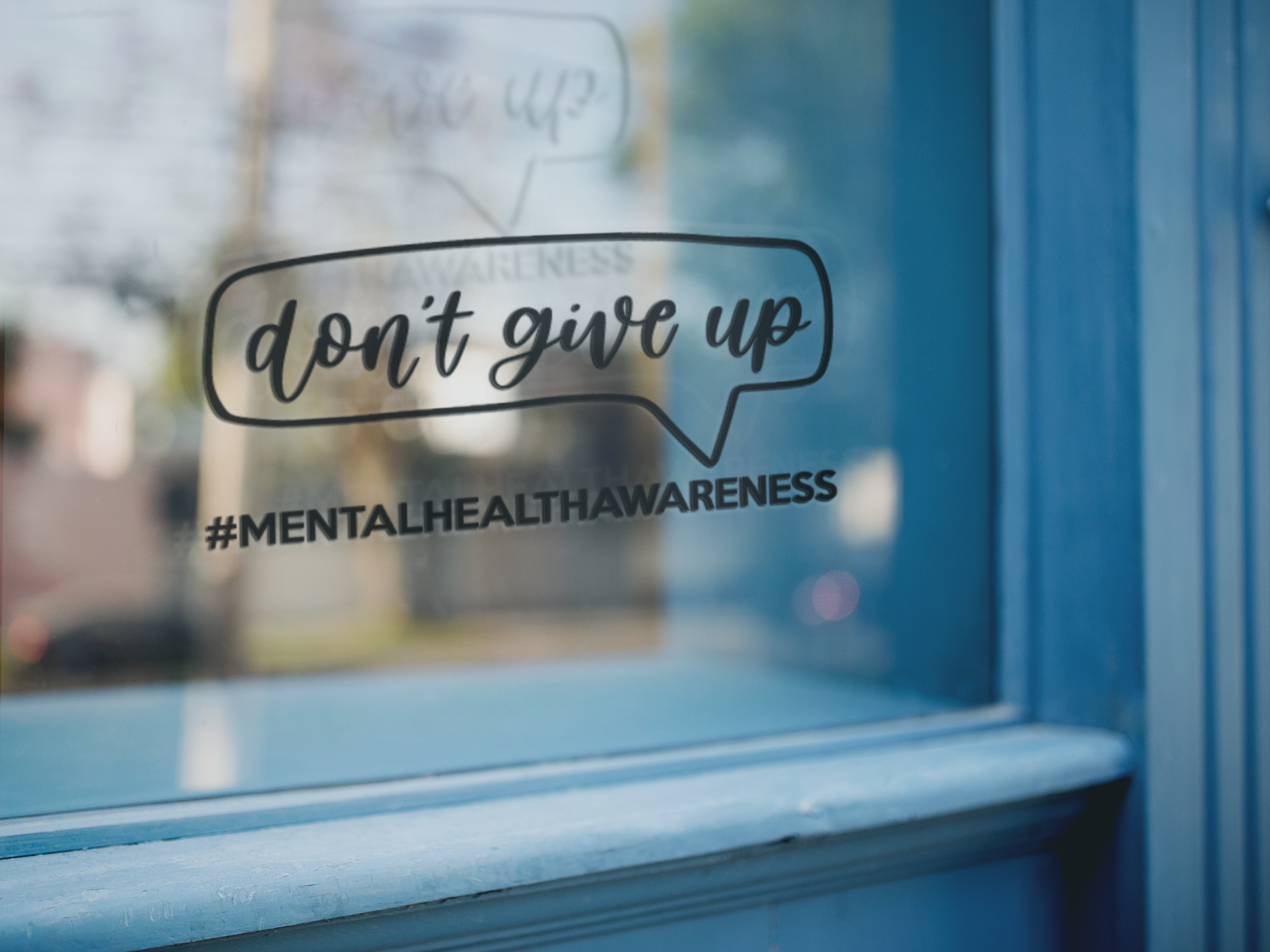 Don't Give Up Mental Health Awareness Sticker