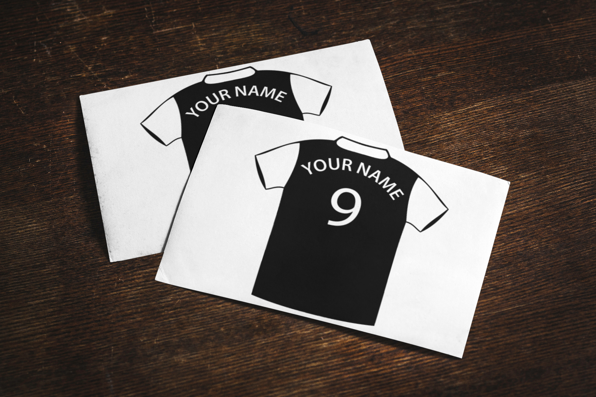 Personalised Football Shirt Sticker