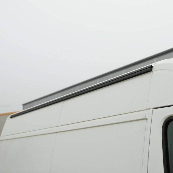 For Peugeot Boxer Black Campervan Awning Rails - Ideal for Campervan Drive-Away Awnings & Reimo Compatibility