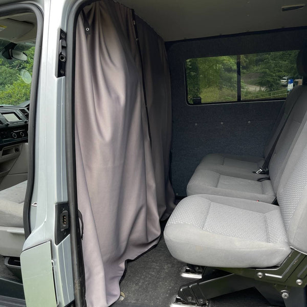For Citroen Dispatch Cab Divider Curtain Kit with Rail Premium Quality - Van-X