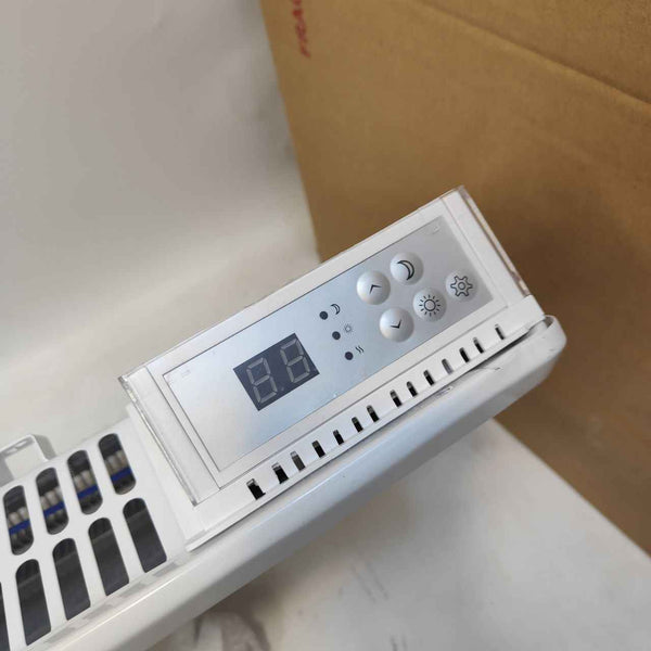 1800W White Electric Radiator Heater with Thermostat Wall Mounted