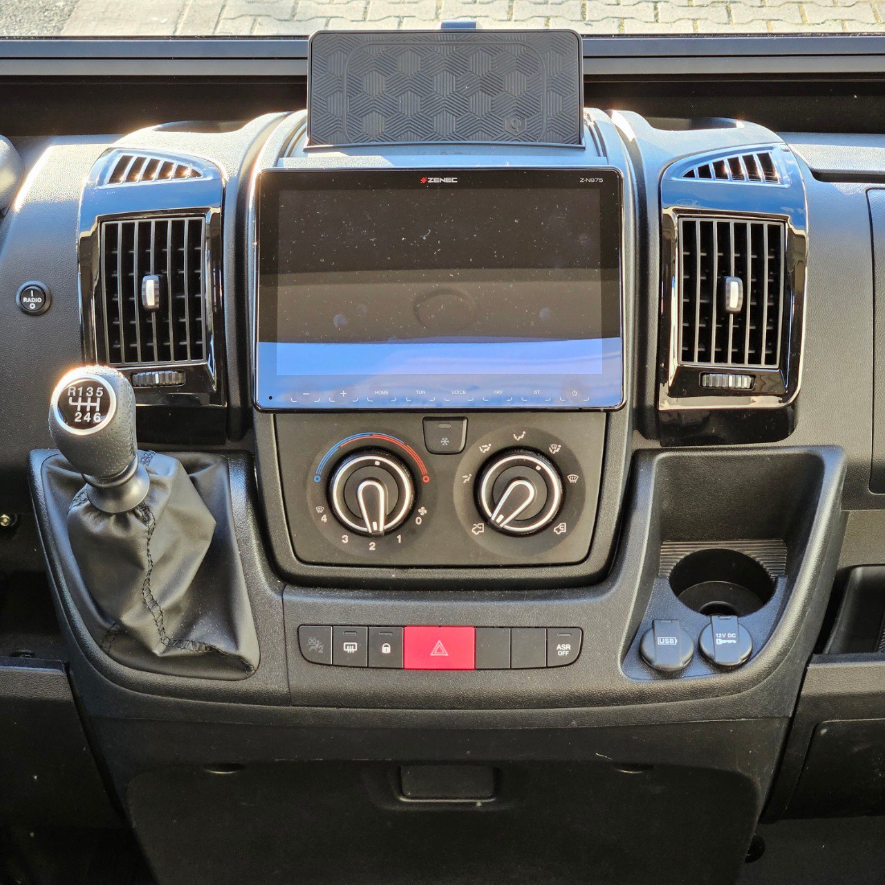 For Fiat Ducato Ram ProMaster Dashboard Air Vent - Black | Van-X