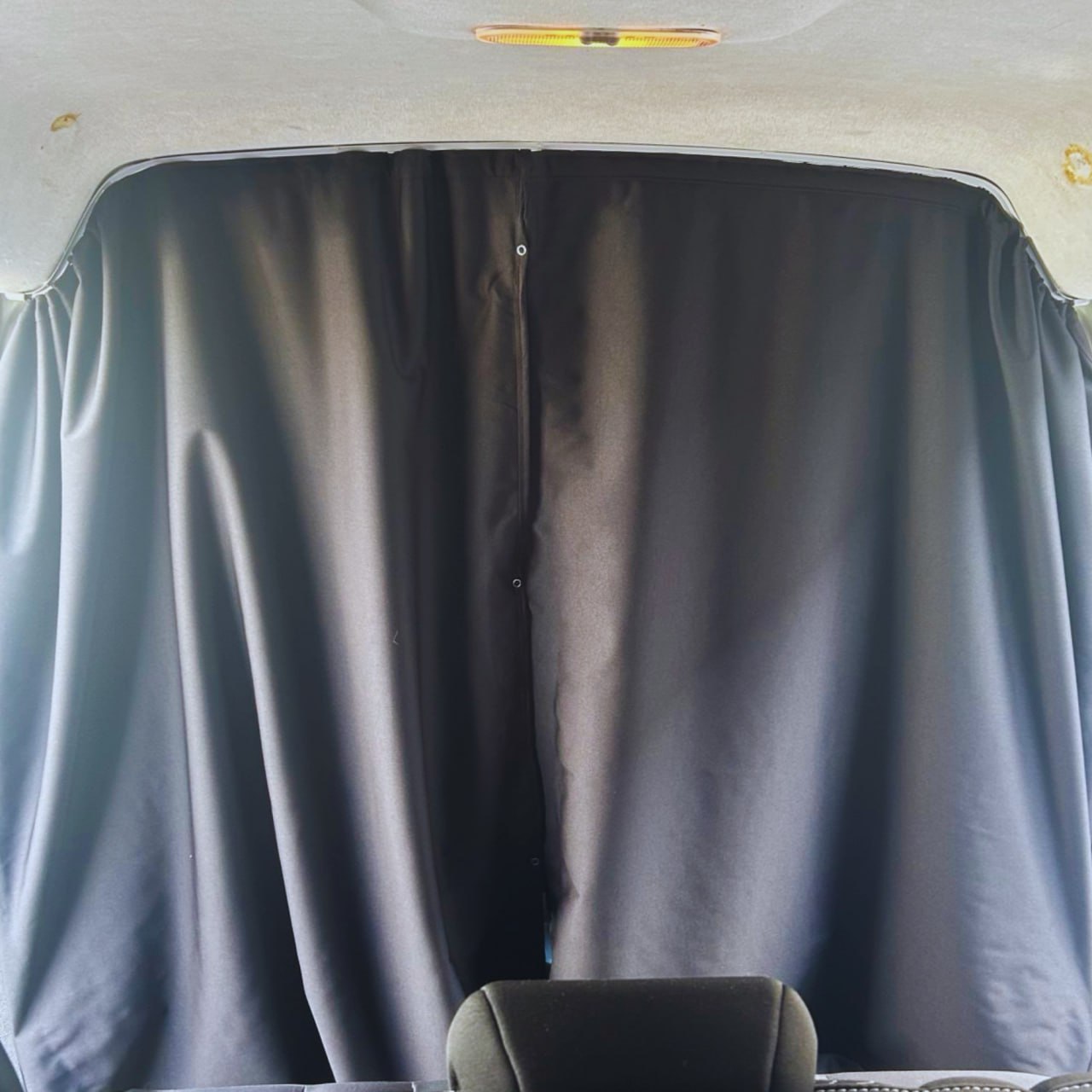 For VW Caddy Cab Divider Curtain Kit with Rail Premium Quality - Van-X