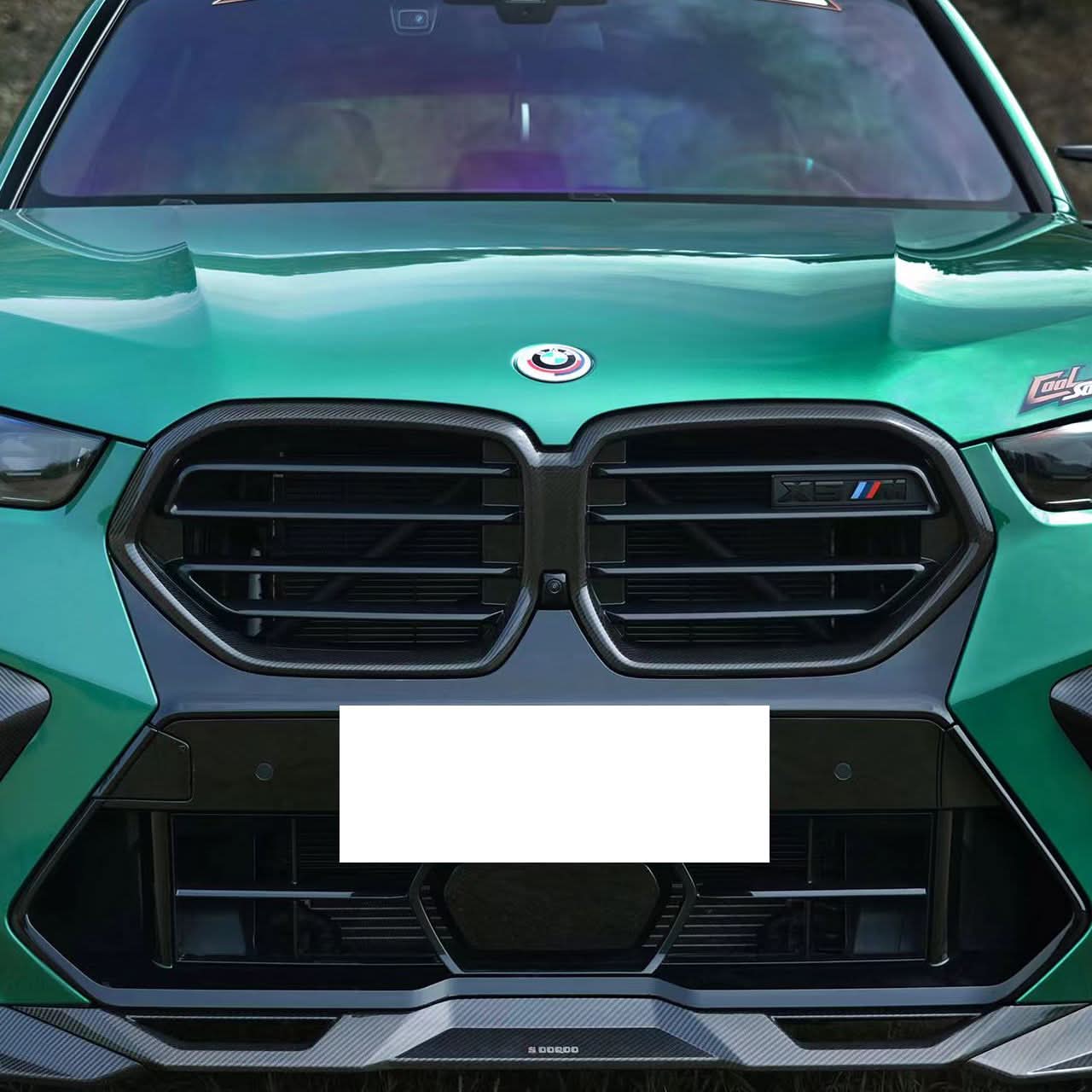OEM Style Pre-Preg Carbon Fibre Grill Frame for BMW F95 F96 X5M X6M 24-Present