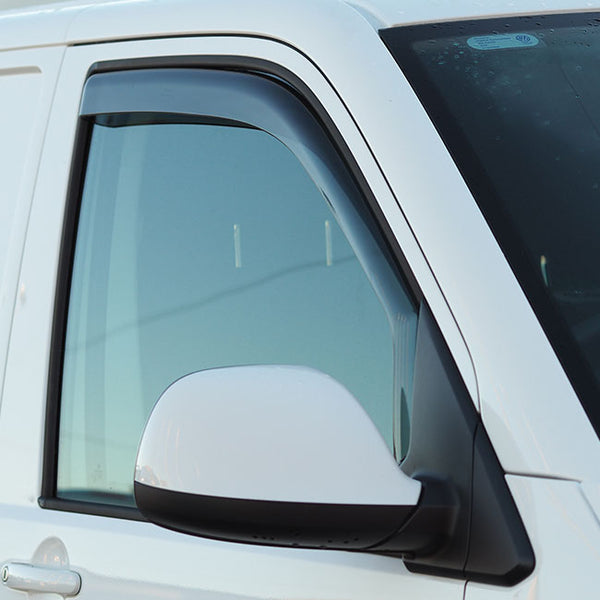 For VW T6.1 Transporter In Channel Wind Deflectors Tinted