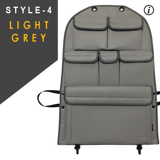 For Mercedes Vito Campervan Single & Captain’s Seat Leatherette Back Seat Organiser — Durable Van Storage Solution