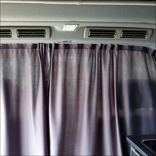 For Ford Freda Cab Divider Curtain Kit with Rail Premium Quality - Van-X