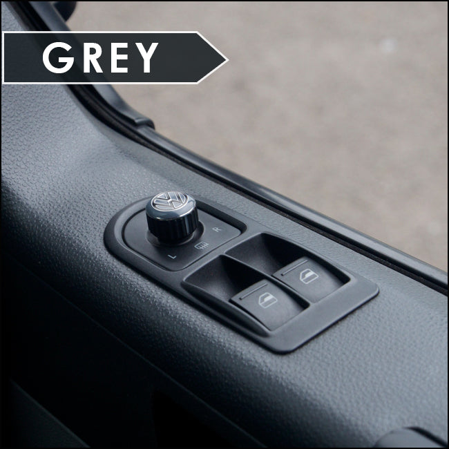 For VW T5 T6 Caravelle California Aluminium Mirror Switch Cap Replacement | Van-X