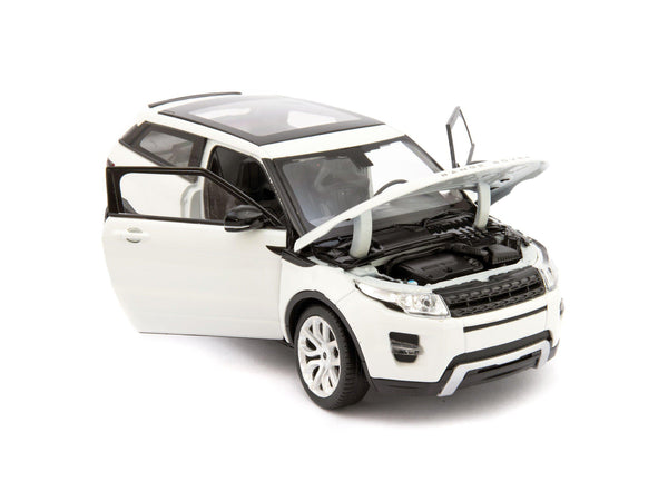 Range Rover Evoque white - 1:24 Scale
