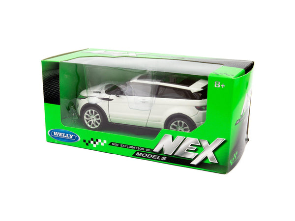 Range Rover Evoque white - 1:24 Scale