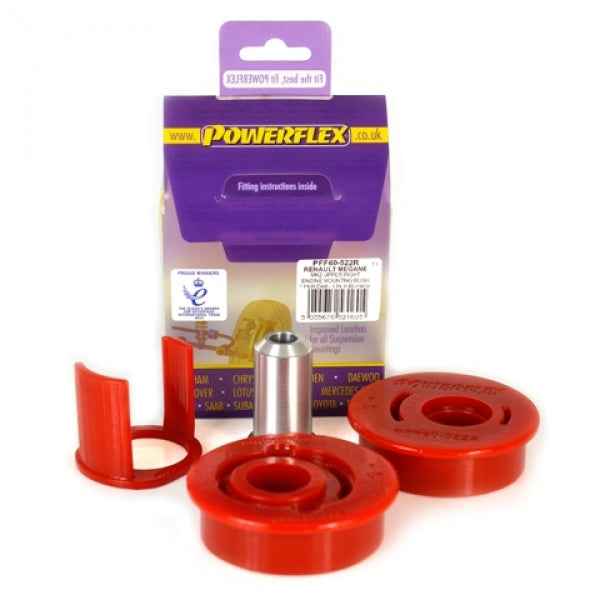 POWERFLEX - MEGANE II INC RS 225, R26 AND CUP (2002-2008) UPPER RIGHT ENGINE MOUNTING BUSH