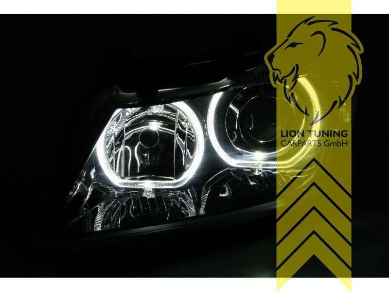 LTG DEPO LED Headlights BMW E90 Sedan E91 Touring 05+ Black LHD RHD Universal