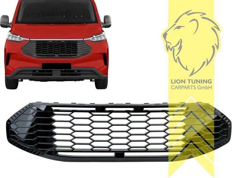 LTG Sport grille radiator grille Ford Tourneo Transit Custom 2 glossy black 23+