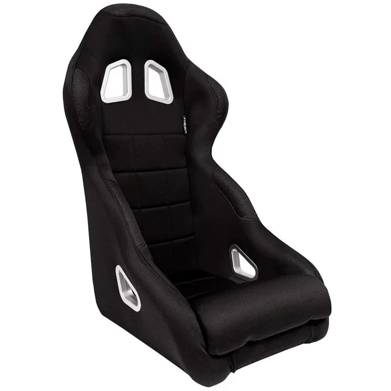 ATST x1 Fixed Back Drift Track Bucket Seat Black Car Van Bus Sim + base mounted slide runners