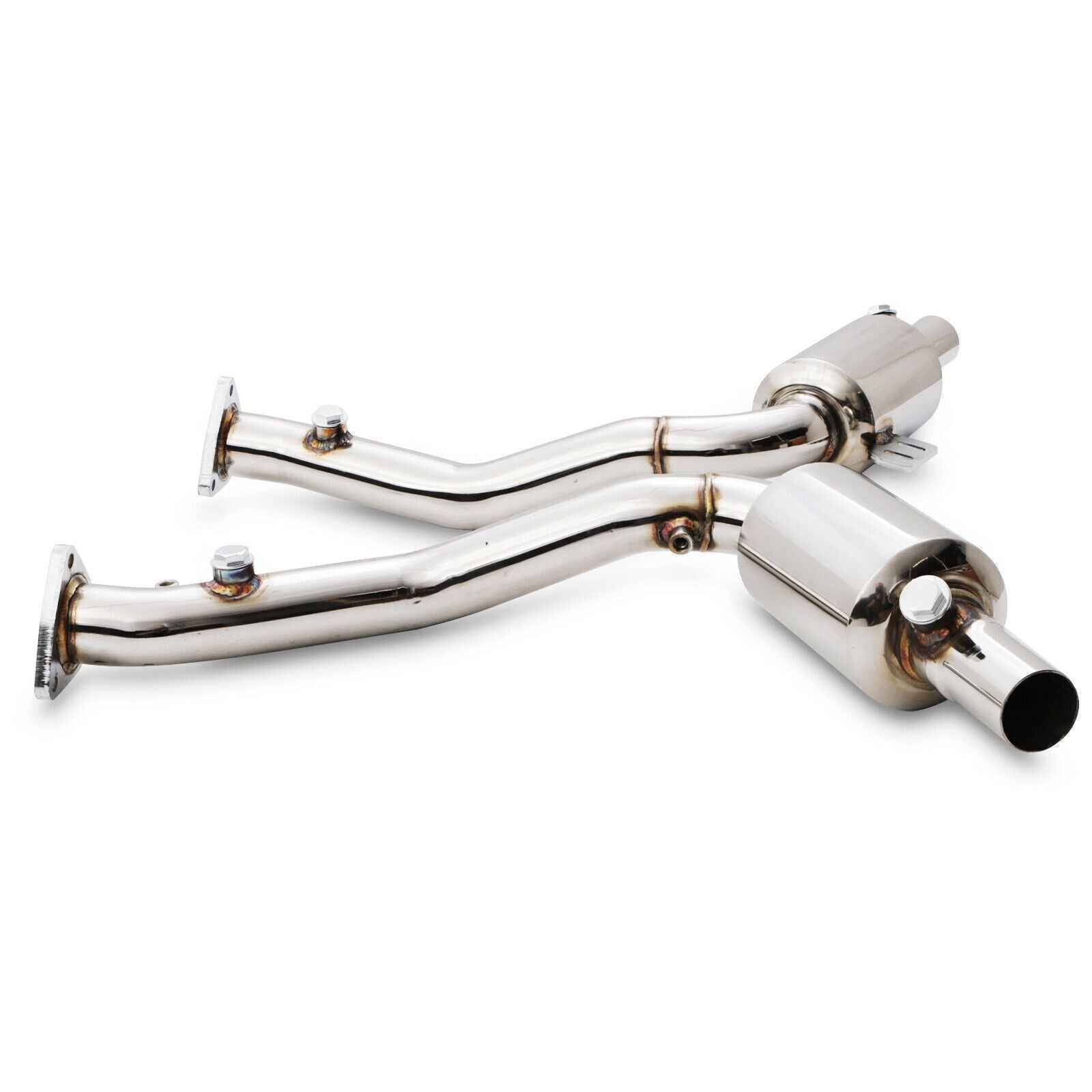 STAINLESS EXHAUST REAR DECAT DOWNPIPE FOR PORSCHE BOXSTER 986 2.5 2.7