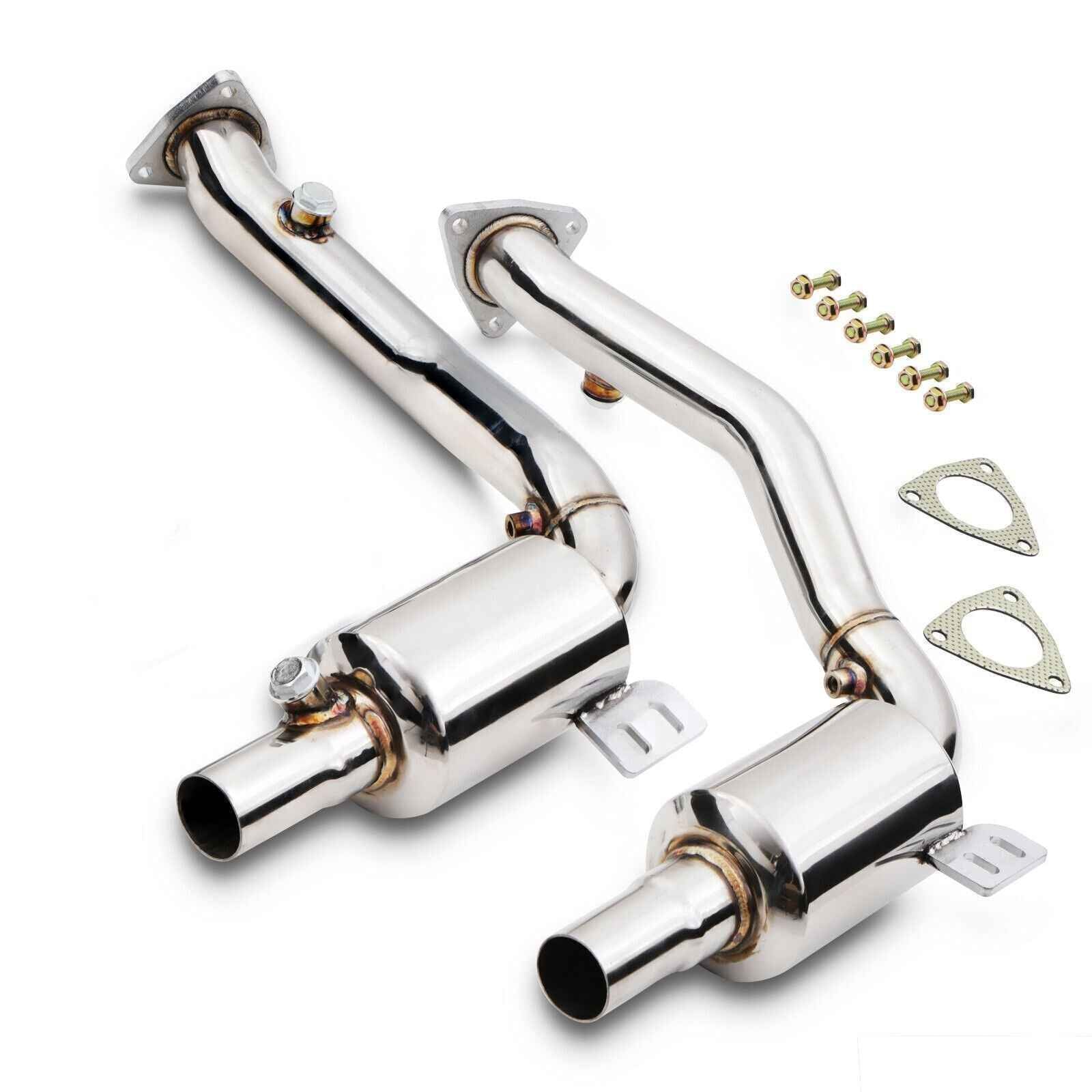 STAINLESS EXHAUST REAR DECAT DOWNPIPE FOR PORSCHE BOXSTER 986 2.5 2.7