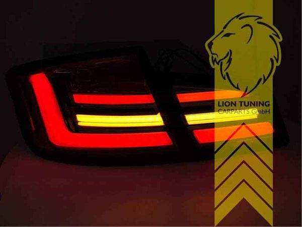 LTG LED Dynamic Rear Lights Tail BMW 5 Series F10 M5 S63 10-17 Sedan Black LHD