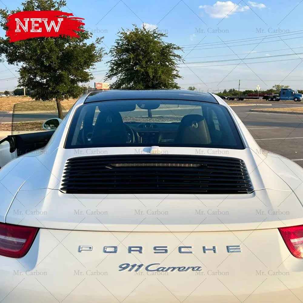 Porsche  911 991.1 GTS rear grille trim panel boot trunk engine cover FRP