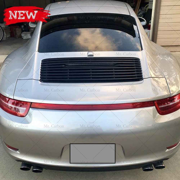 Porsche  911 991.1 GTS rear grille trim panel boot trunk engine cover FRP