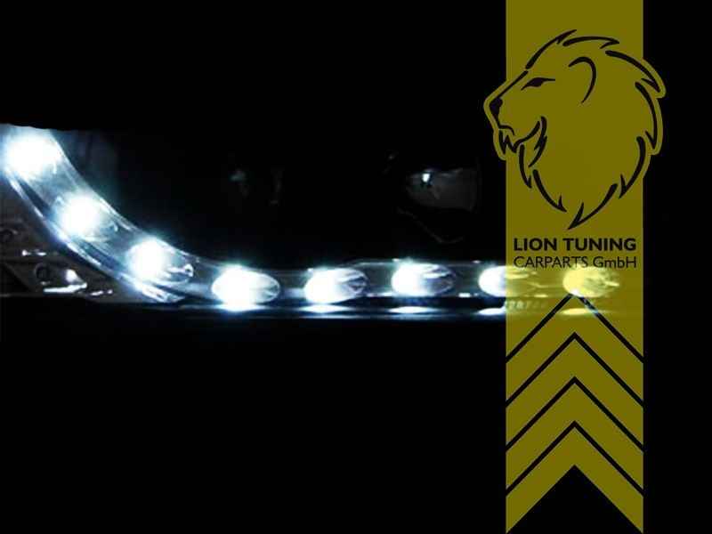 LTG Pair LED DRL Lightbar Headlights Volvo S40 sedan V40 estate VS VW 95-00 LHD