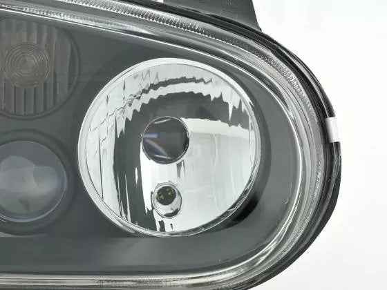 FKA Pair DEPO Headlights VW Golf 4 1J 98-03 black Universal RHD LHD