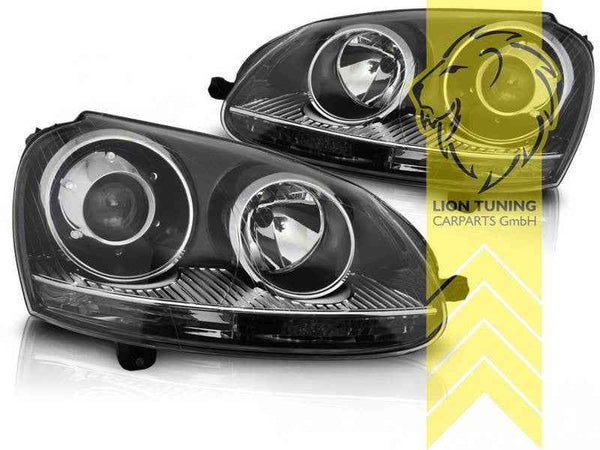 LTG Pair Aftermarket LED Headlights VW Golf 5 V 1K1 1K2 1K5 Jetta 3 GTI look LHD