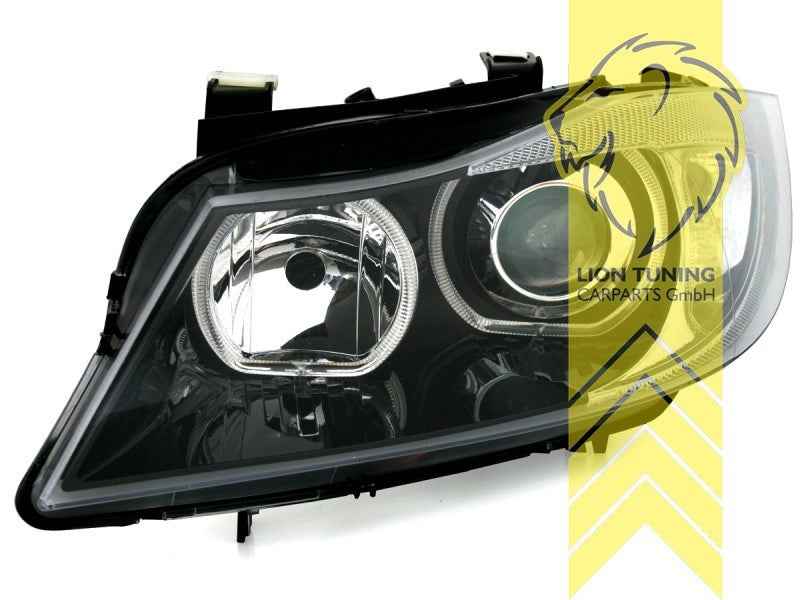 LTG DEPO LED Headlights BMW E90 Sedan E91 Touring 05+ Black LHD RHD Universal