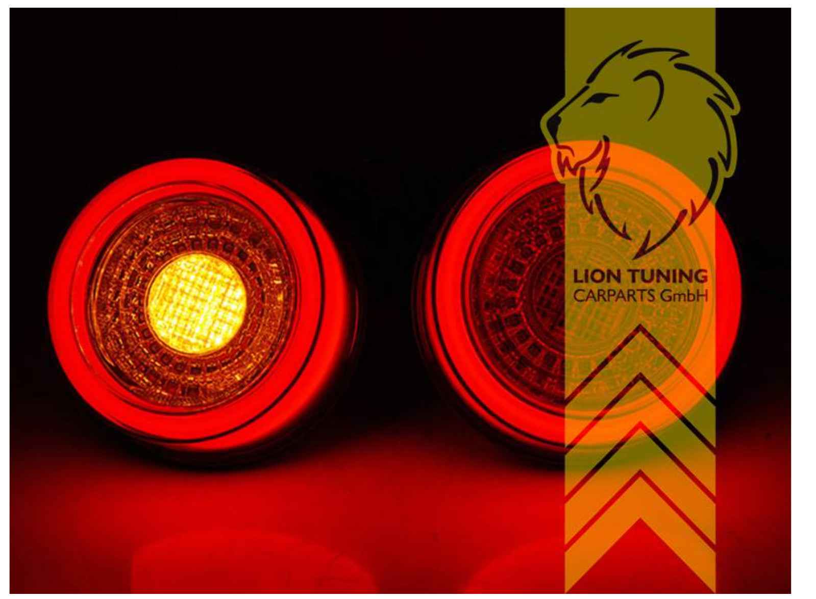 LT Set x4 Halo LED REAR Tail LIGHTS DRL Ferrari F355 360 F131 red white 94-05