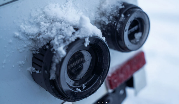 GLOHH GL-2x DARK SMOKE Set of 6 (3 lights each side) LED DRL Rear Lights Taillights Tail Lamps Land Rover Defender Halo Smoke 90-16 Dynamic Start-up display welcome light