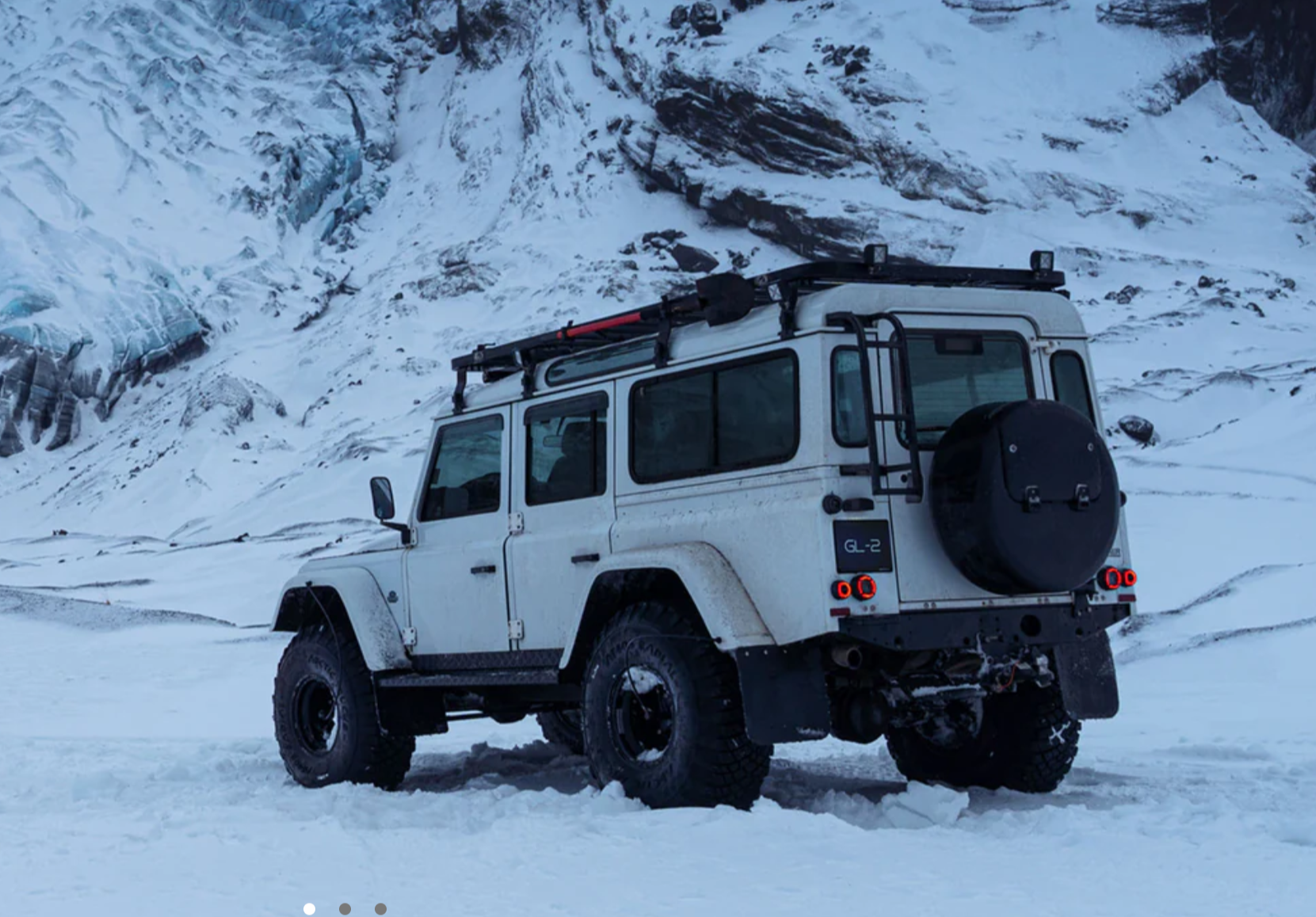 GLOHH GL-2x DARK SMOKE Set of 6 (3 lights each side) LED DRL Rear Lights Taillights Tail Lamps Land Rover Defender Halo Smoke 90-16 Dynamic Start-up display welcome light