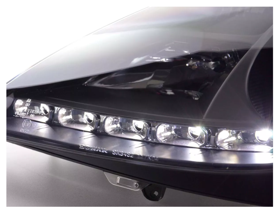 FK Set Mercedes SLK 171 Yr. 04-11 black PROJECTOR LIGHTBAR DRL HEADLIGHTS LHD