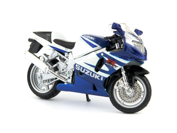 Suzuki GSX-R750 blue/white - 1:18 Scale Motorbike Model