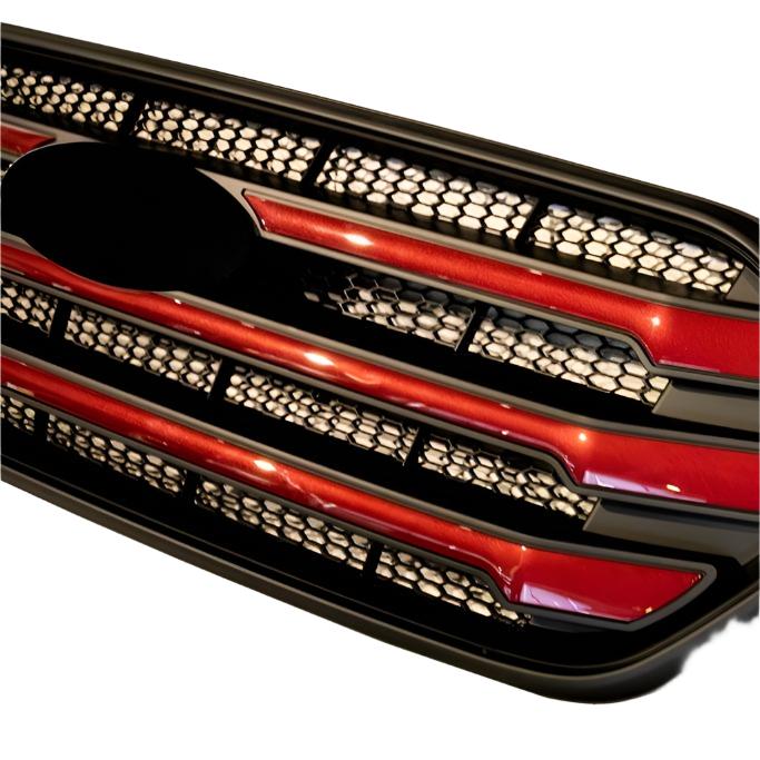 For Ford Transit Custom Front Grille – OEM Style, New Shape, Matte Black Base – Pre-Painted & Ready to Install