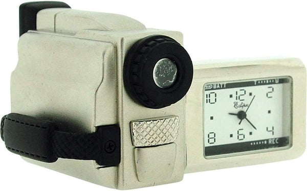 Silver Plated Mini Camera Clock - High Quality and Stylish - Clearance Sale - Limited Stock