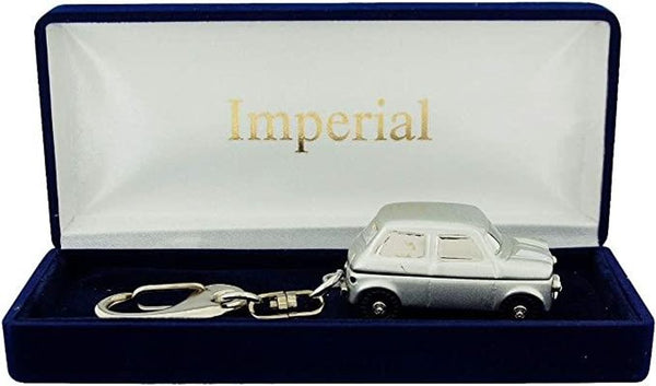 Premium Silver Mini Car Keychain Clock - CLEARANCE SALE! Limited Stock, Unboxed - RE-BATTERY Required