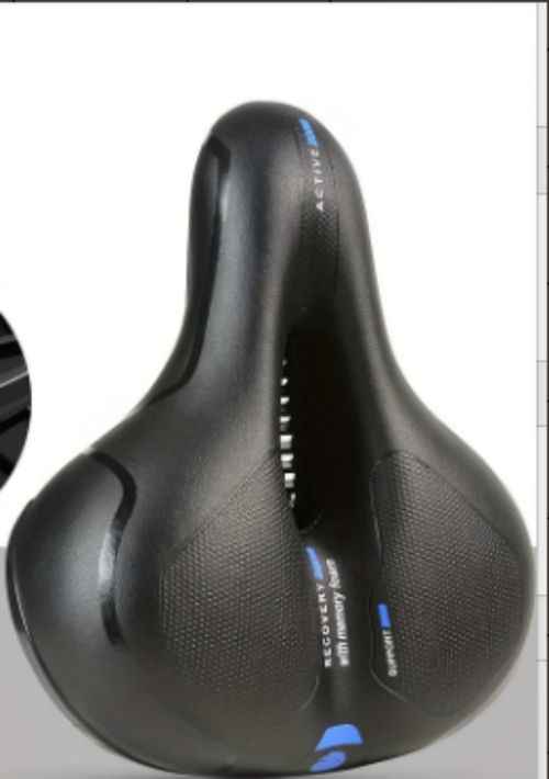 Bicycle Saddle Bike Seat Gel Touring Women Men UK 25 x 20 x 9cm