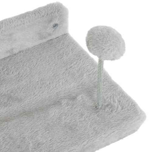 PawHut 4PCs Cat Wall Shelves with Steps, Ladder, Jumping Platforms