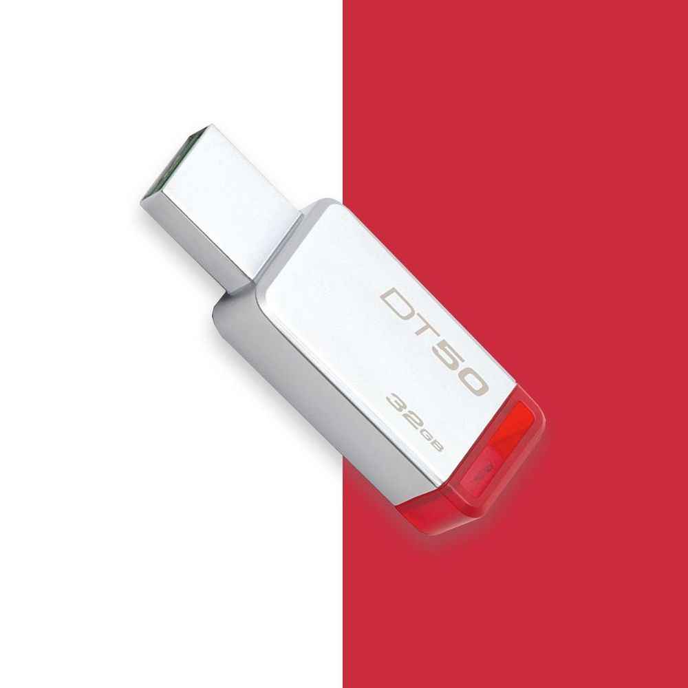 Kingston DT50 32GB USB Flash Drive - Compact, Lightweight, and Fast