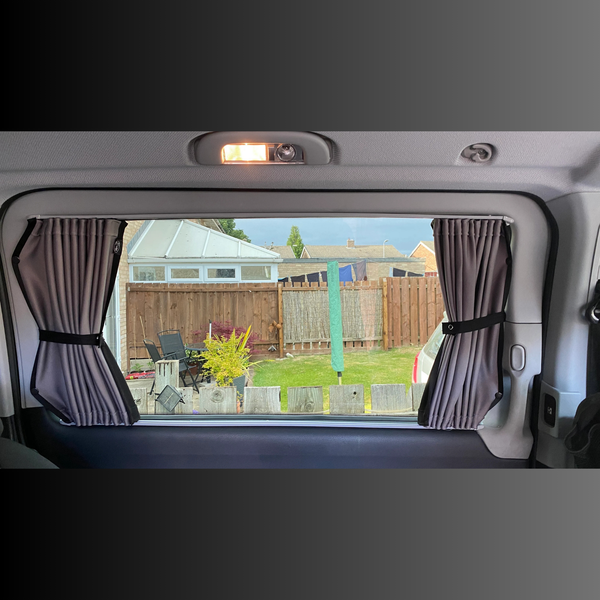 For Mercedes Vito MK2 Plastic Interior Premium Window Curtains - Black/Grey - CREATE YOUR OWN BUNDLE! Van-X